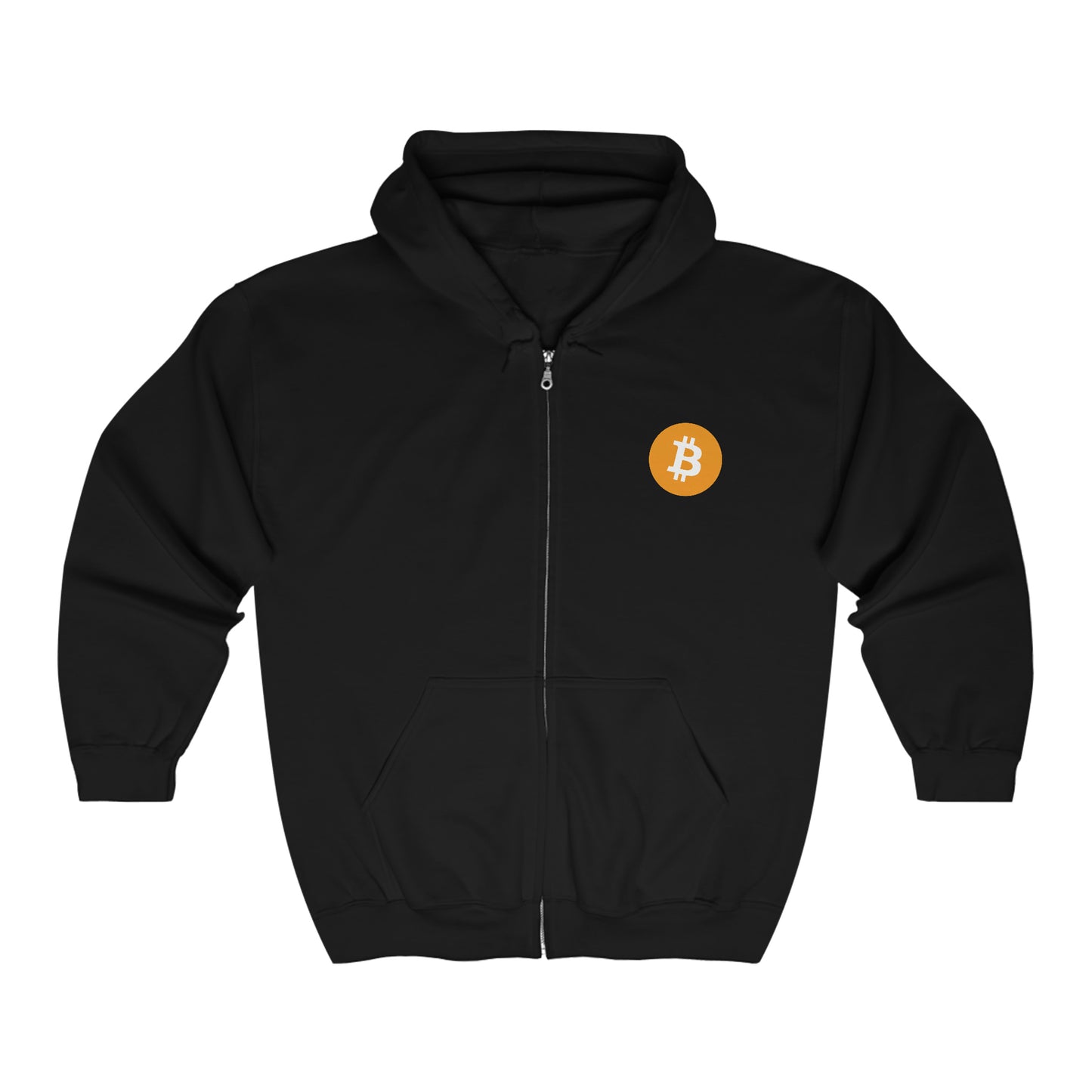 Bitcoin Heavy Blend™ Full Zip Hooded Sweatshirt, BTC2