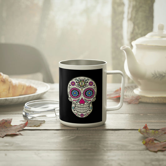 Día de los Muertos BTC 10oz Insulated Coffee Mug, Once