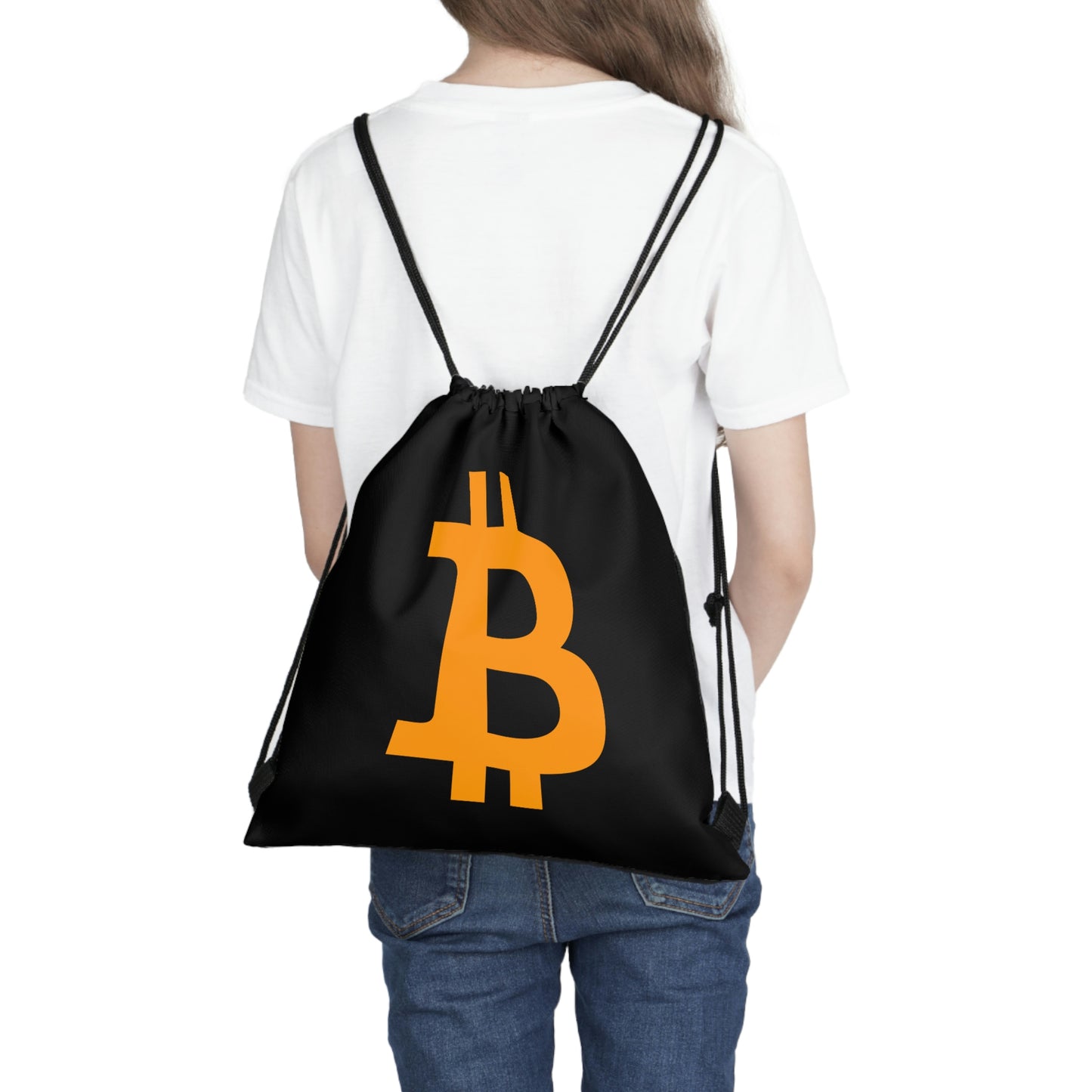 Bitcoin Outdoor Drawstring Bag, BTC3