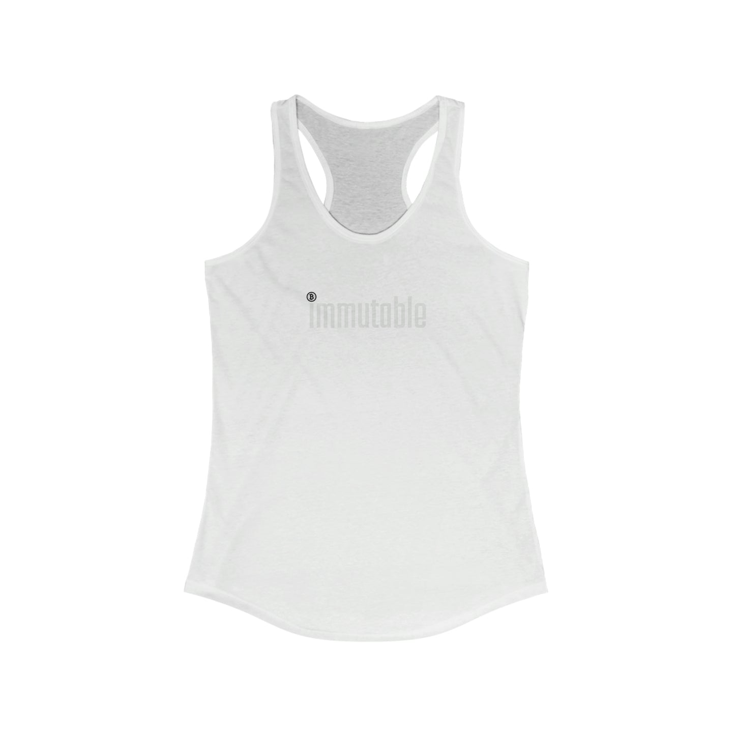 Bitcoin LYFE Immutable Racerback Tank