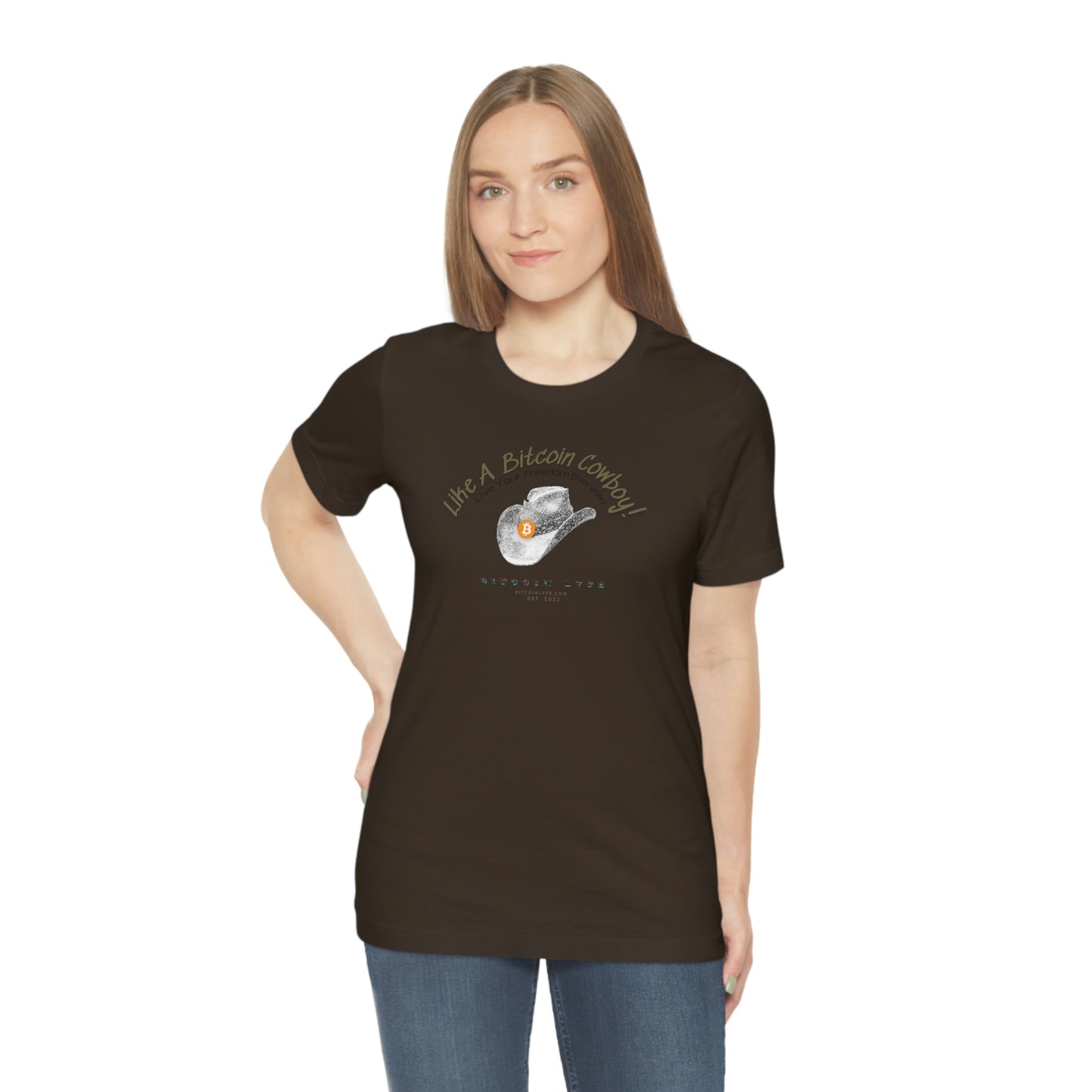 Bitcoin LYFE BTC Cowboy T-Shirt