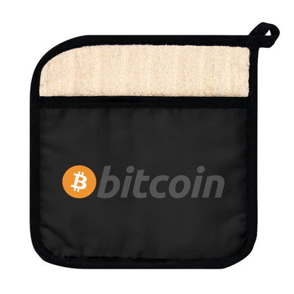 Bitcoin Pot Holder with Pocket, BTC1