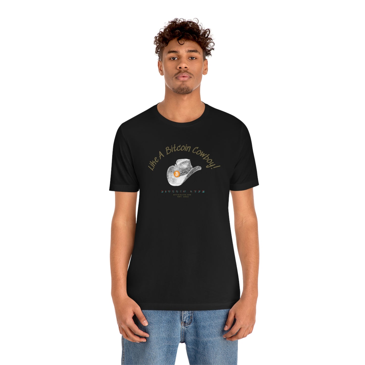 Bitcoin LYFE BTC Cowboy T-Shirt