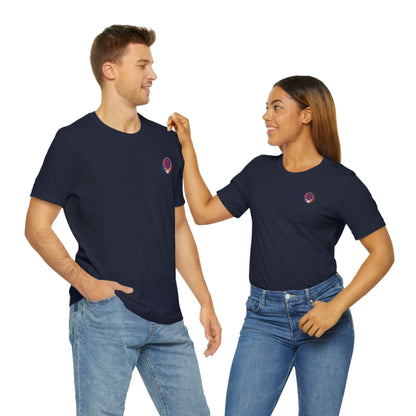 Grateful B Short Sleeve T-Shirt (Upper Left Subtle)