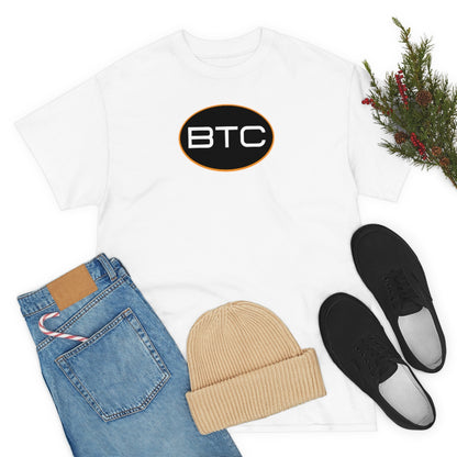 BTC Oval #1 Cotton T-Shirt, Blackout Version