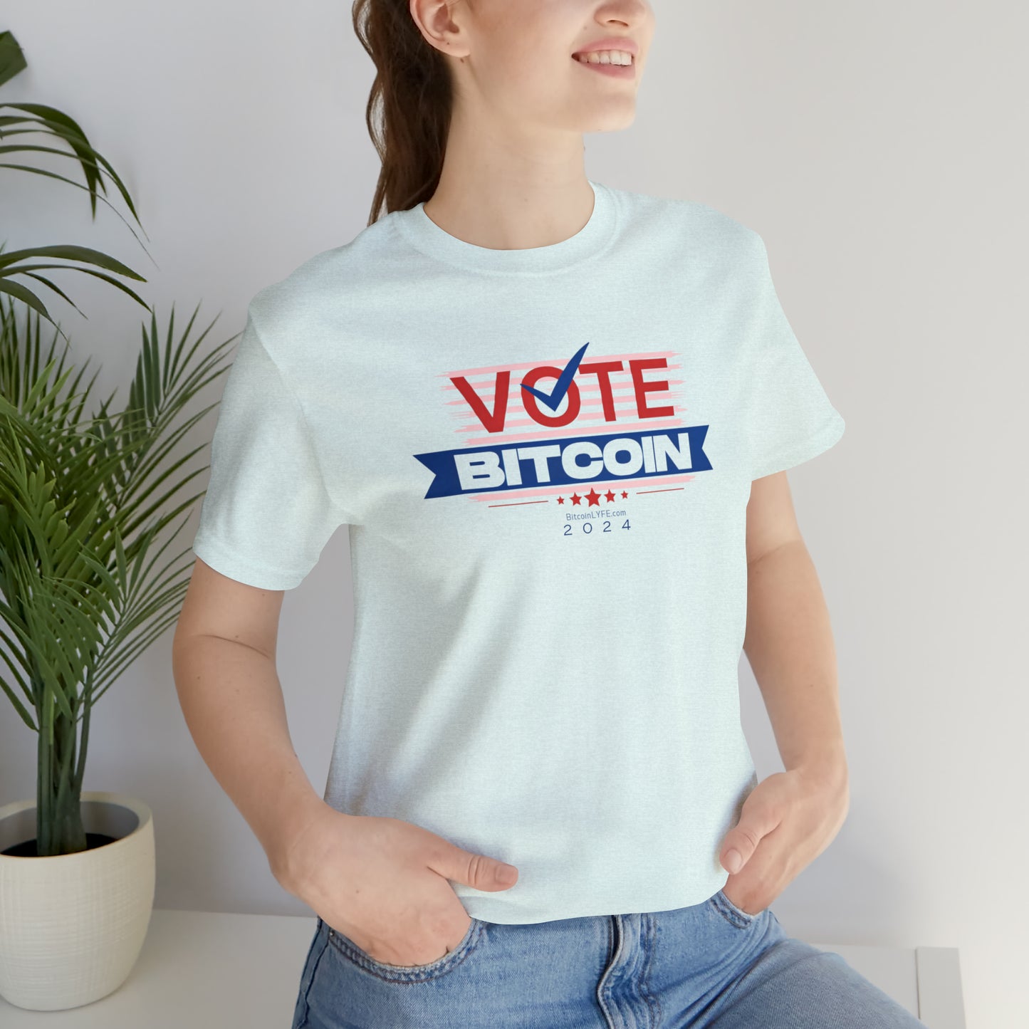 Vote Bitcoin Short Sleeve T-Shirt