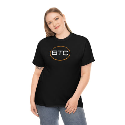 BTC Oval #1 Cotton T-Shirt, Blackout Version