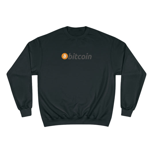 Bitcoin Champion Sweatshirt, BTC1 Horizontal