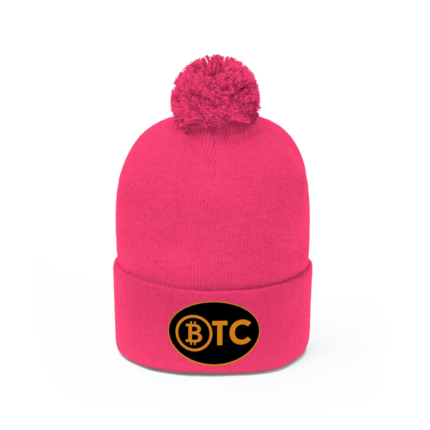 BTC Oval #5 Pom Pom Beanie