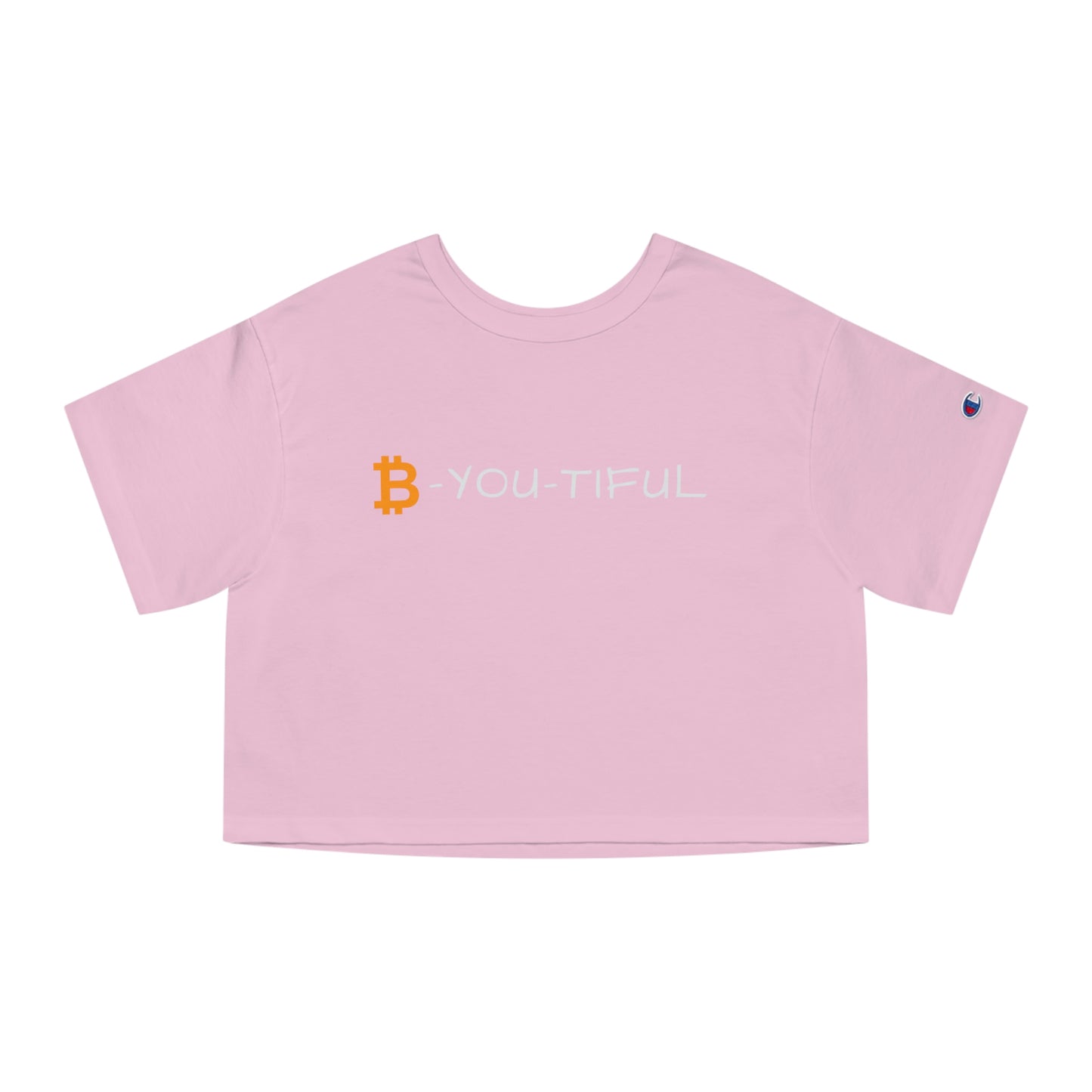 B-You-Tiful Women's Champion Cropped T-Shirt