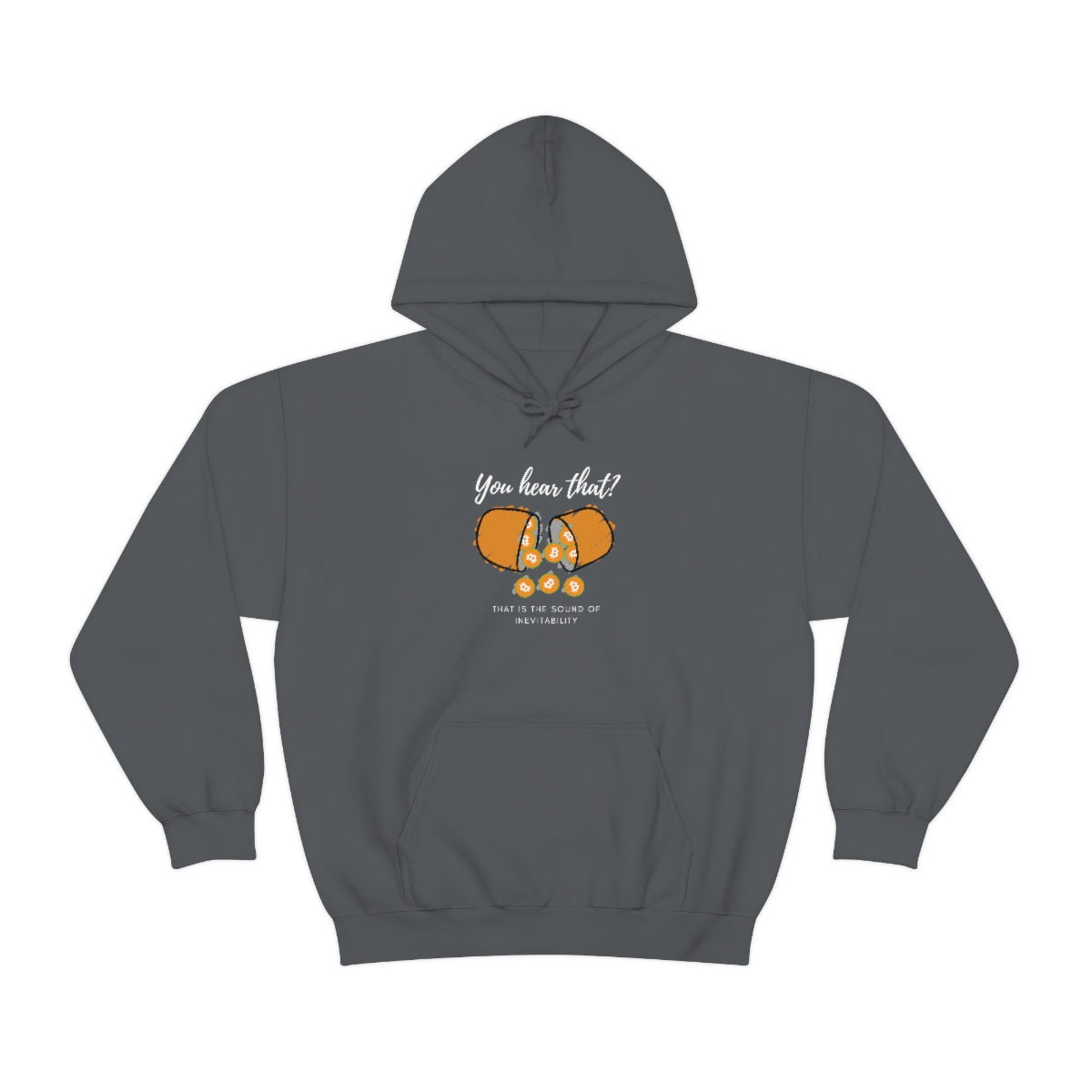 Inevitable Orange Pill Hooded Sweatshirt