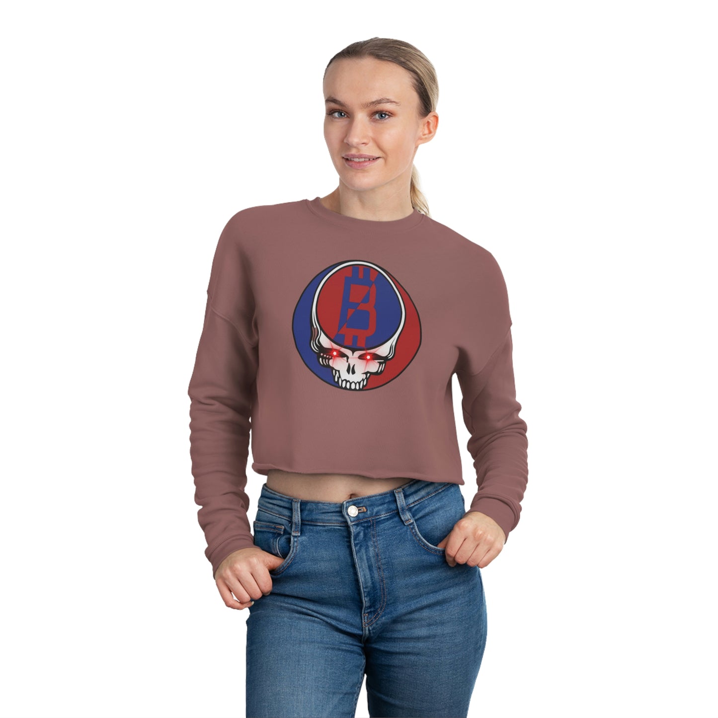 Grateful B Women's Cropped Sweatshirt