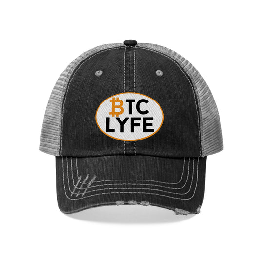 Bitcoin LYFE (Oval) Trucker Hat