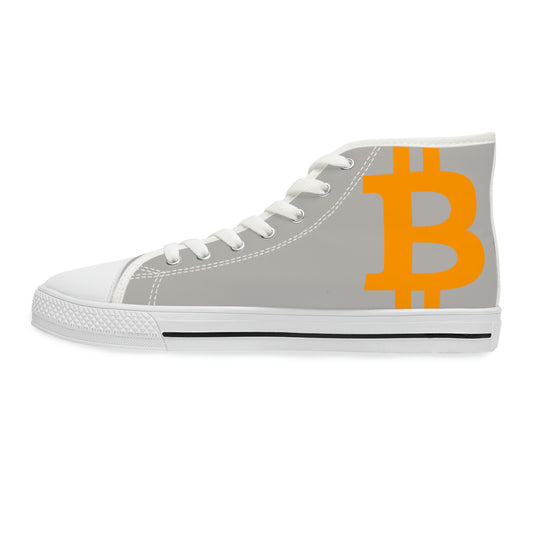 Bitcoin Women's High Top Sneakers, BTC3