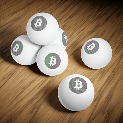 Bitcoin Ping Pong Balls, BTC6