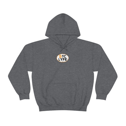 Bitcoin LYFE Oval Hoodie