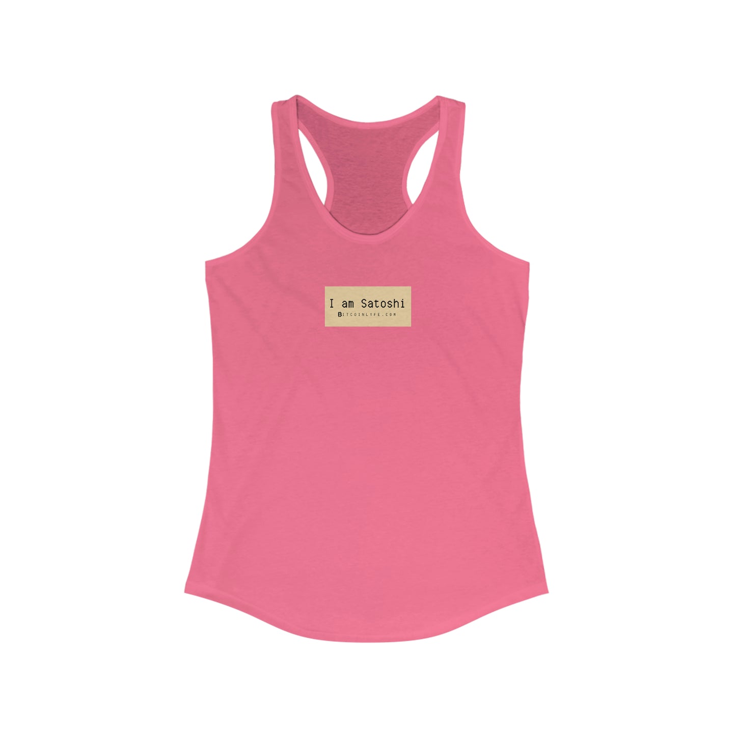 Women's I am Satoshi Racerback Tank - Five