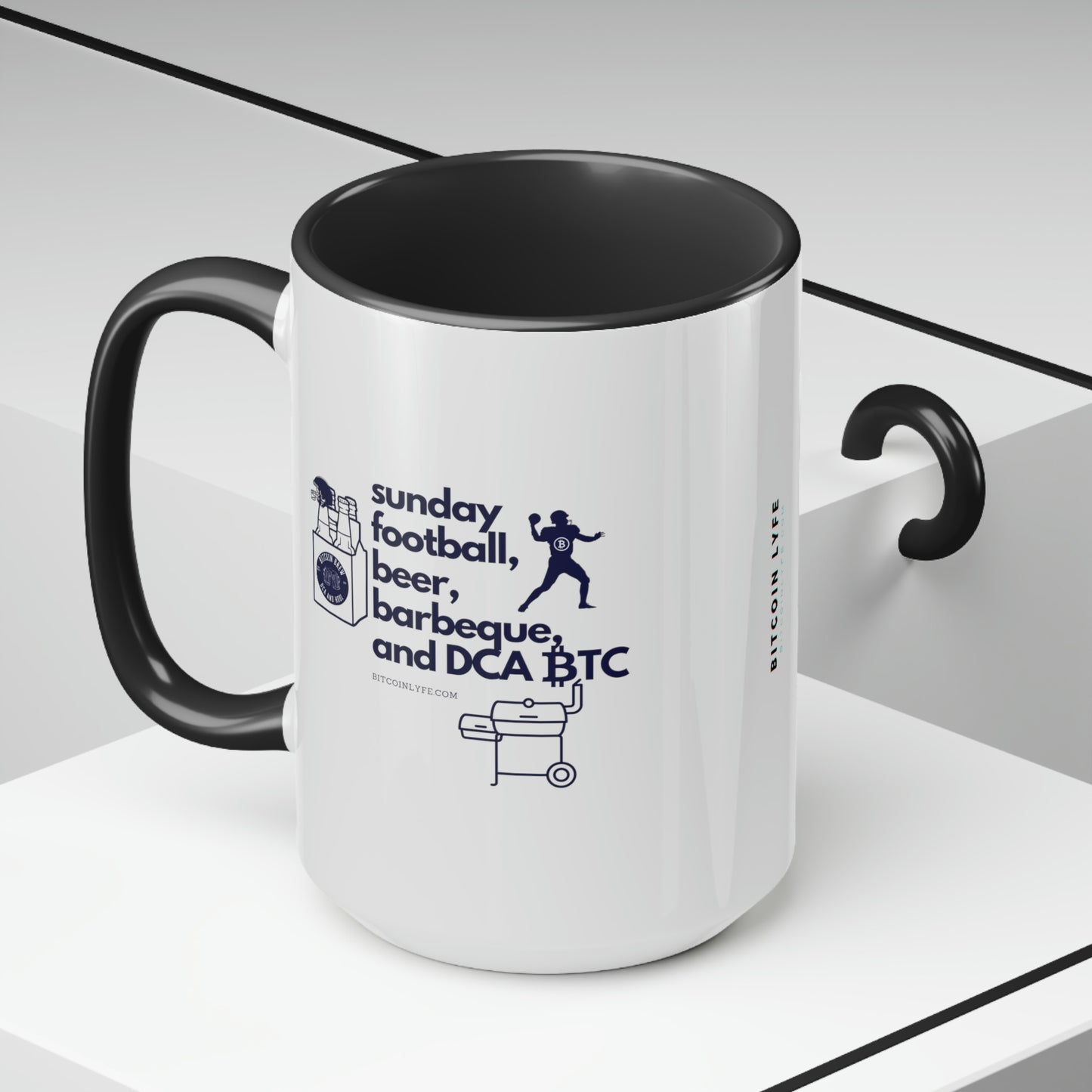 BBQ and DCA BTC Mug, 15oz