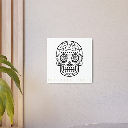 Día de los Muertos Metal Art Sign, Nueve