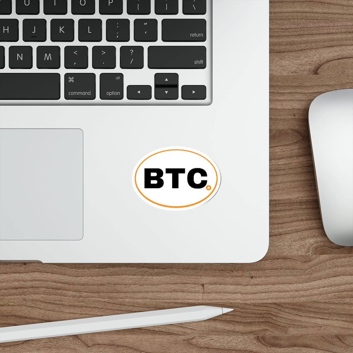 BTC #3 Oval Stickers