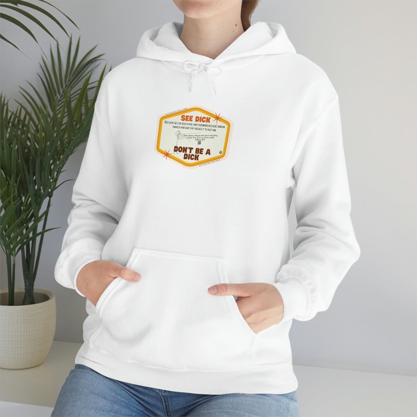 Crypto Dick Hoodie, Seed Phrase