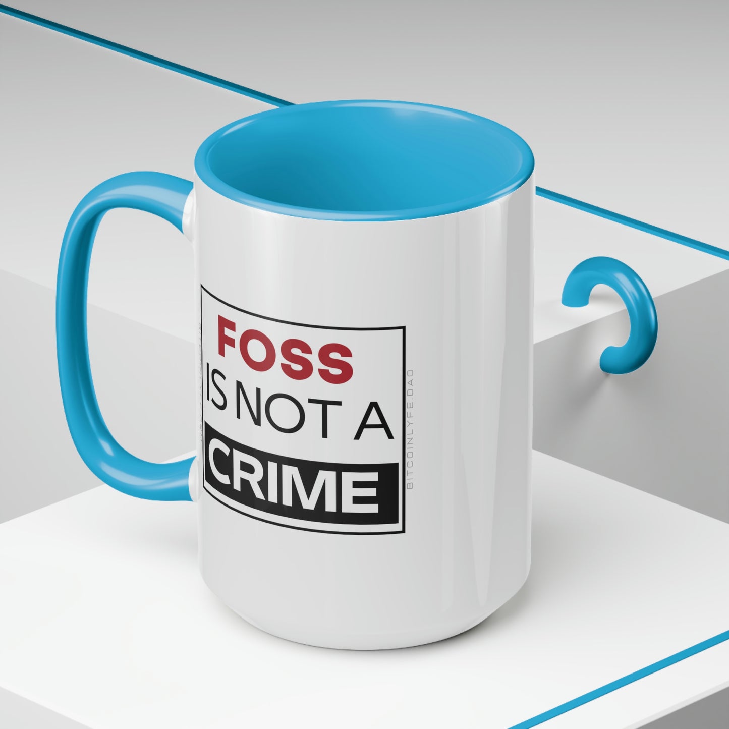 FOSS is Not a Crime Mug, 15oz