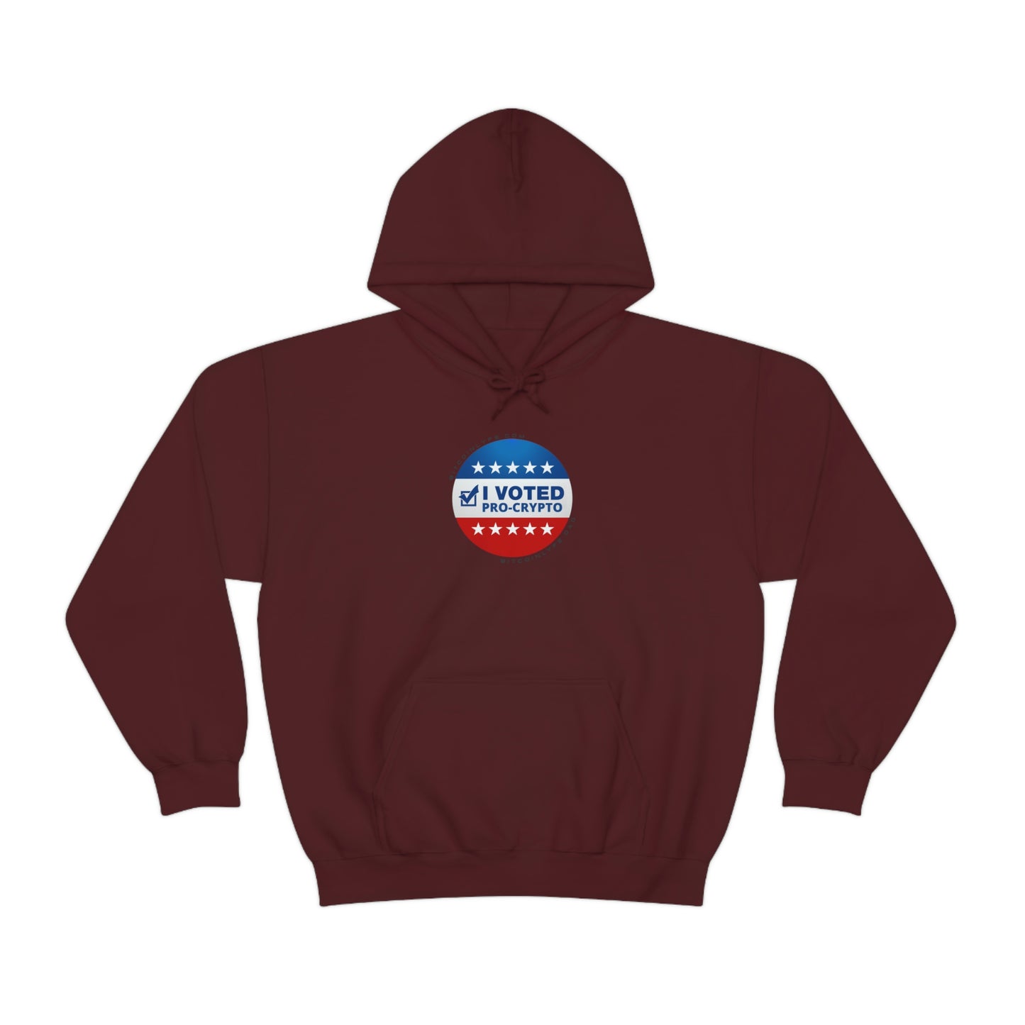 I Voted Pro-Crypto Hooded Sweatshirt