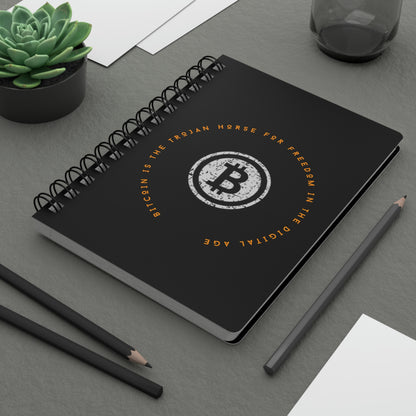 Bitcoin LYFE Spiral Bound Journal, Trojan Horse