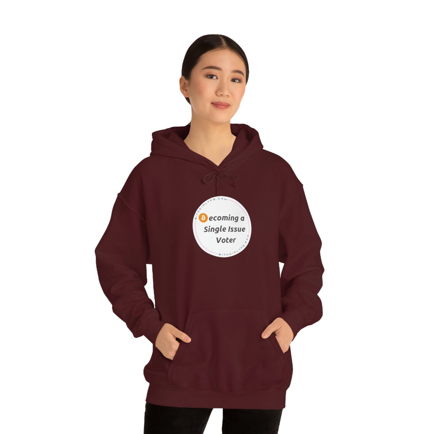 Becoming a Single Issue Voter Hooded Sweatshirt 1