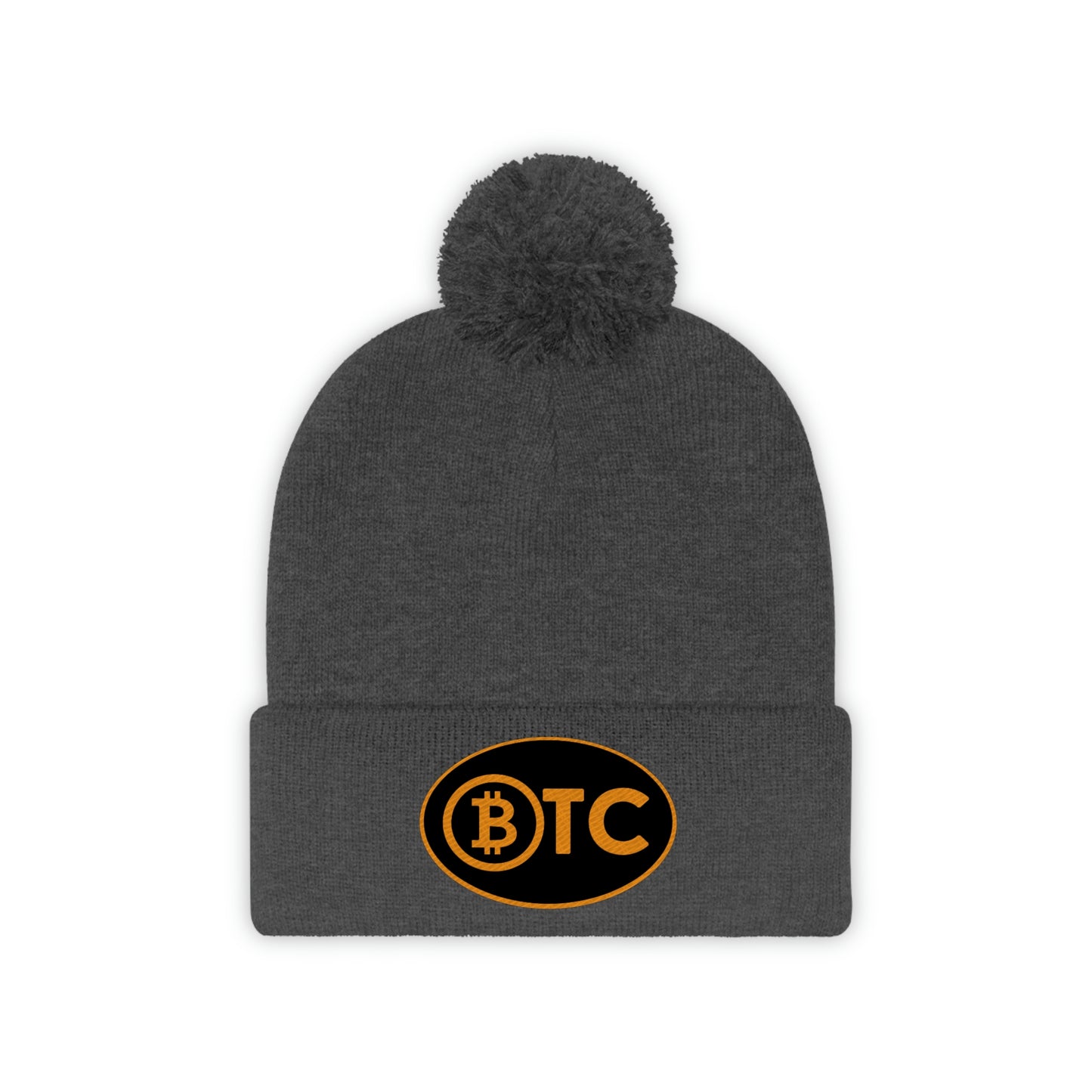 BTC Oval #5 Pom Pom Beanie