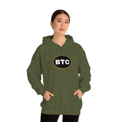 Bitcoin Oval #2 Hoodie, Blackout Version