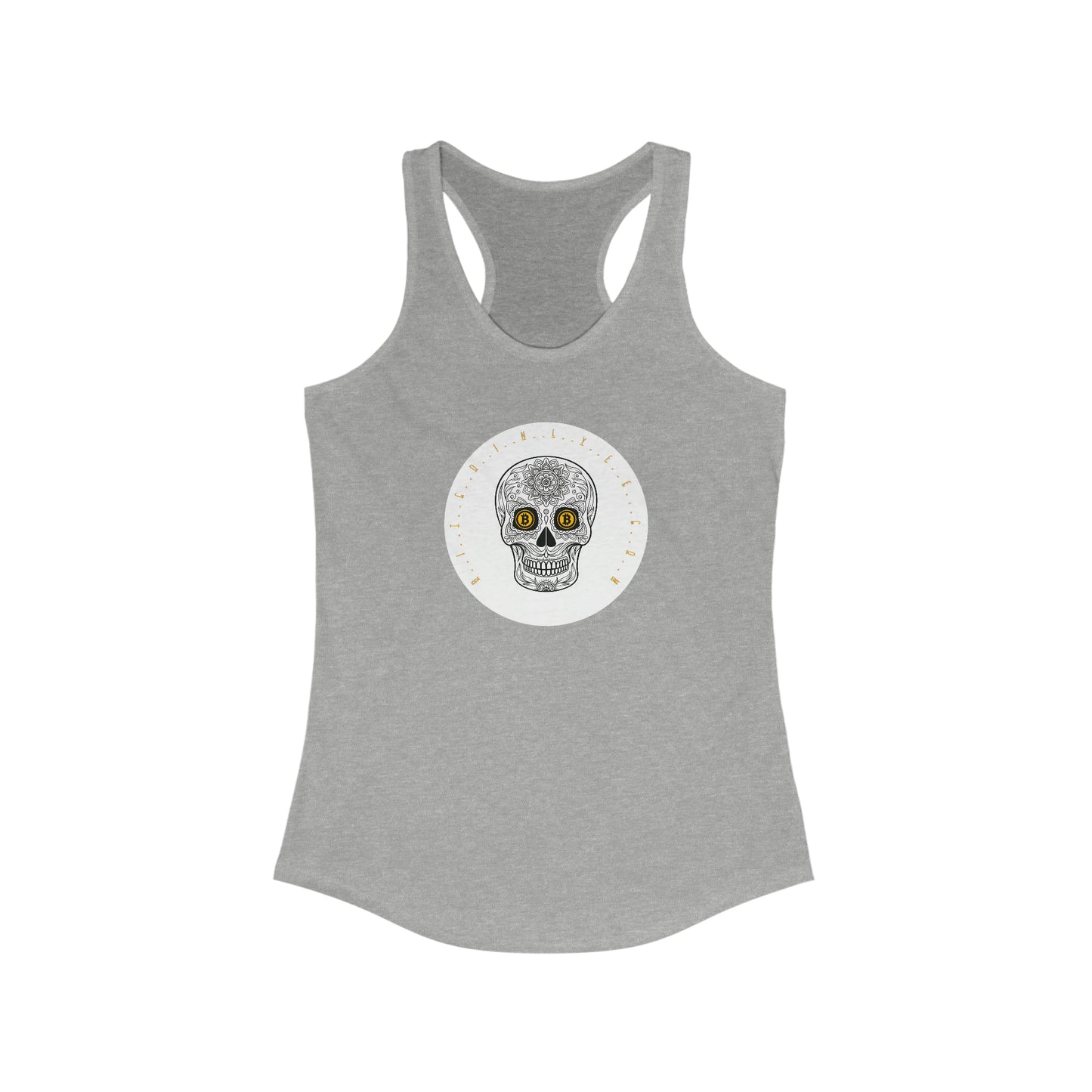 Día de los Muertos BTC Women's Racerback Tank, Siete