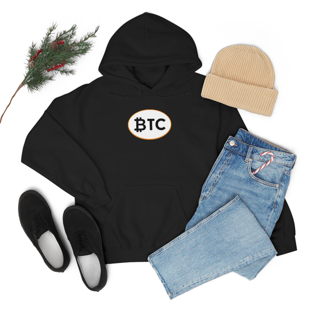 Bitcoin Oval #4 Hoodie