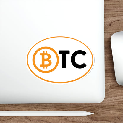 BTC #5 Oval Stickers