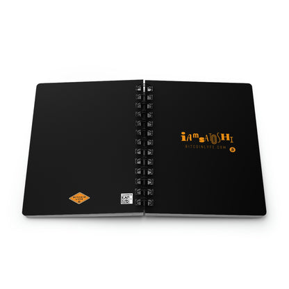 I Am Satoshi Spiral Bound Journal - One