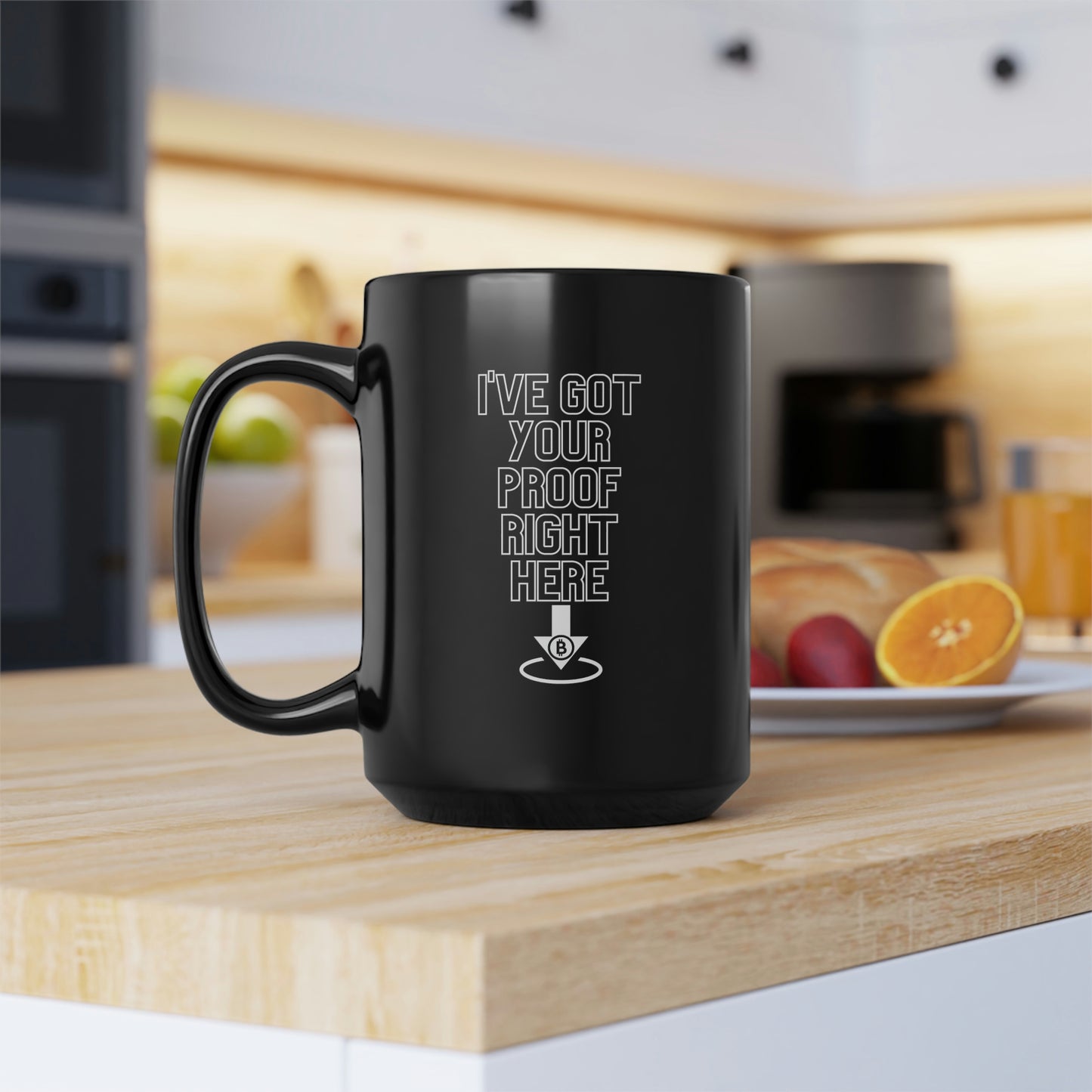 BTC Proof Right Here Mug #3