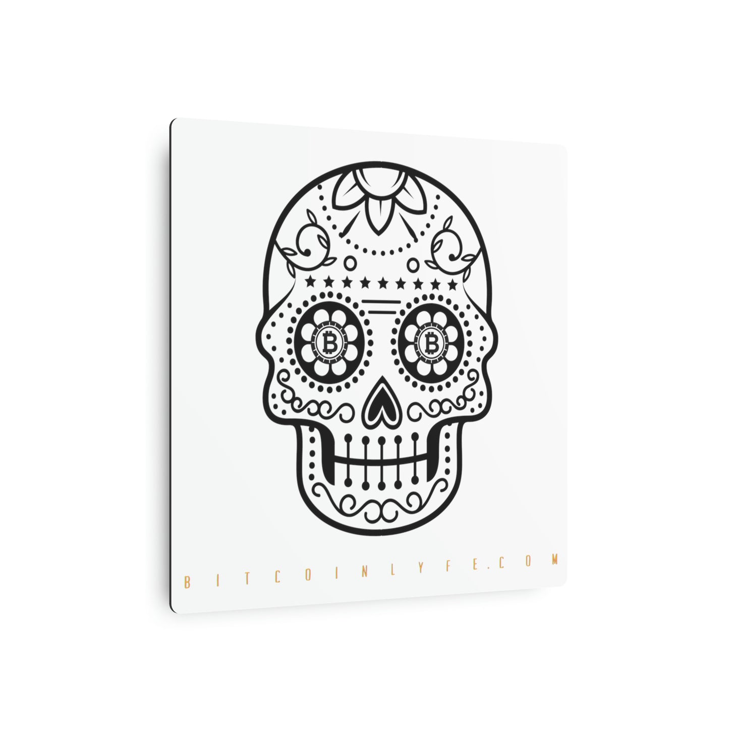 Día de los Muertos Metal Art Sign, Nueve