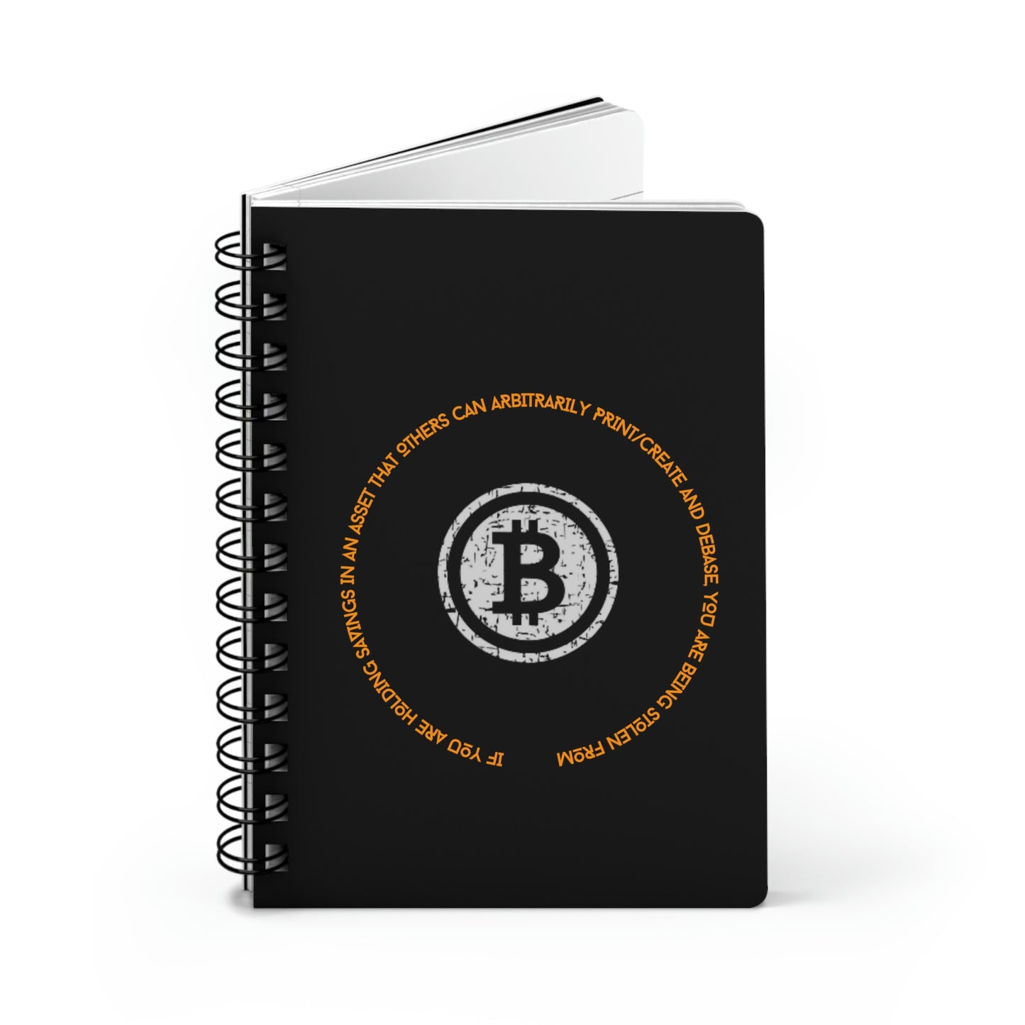 Bitcoin LYFE Spiral Bound Journal, Debase