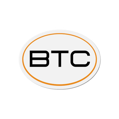 BTC Oval #1 Magnet