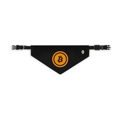 Bitcoin Pet Bandana Collar, BTC5