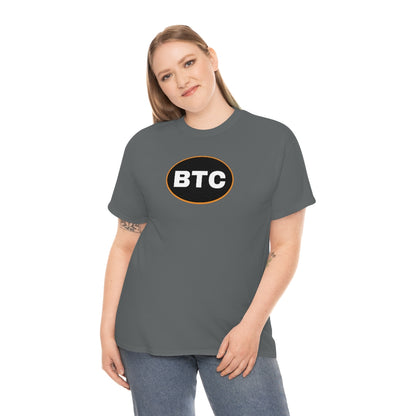 BTC Oval #2 Cotton T-Shirt, Blackout Version