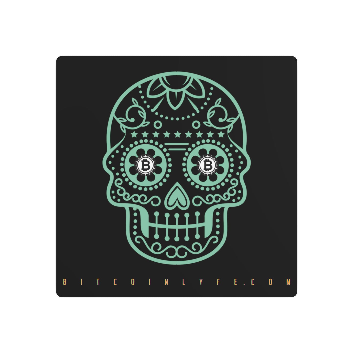 Copy of Día de los Muertos Metal Art Sign, Diez