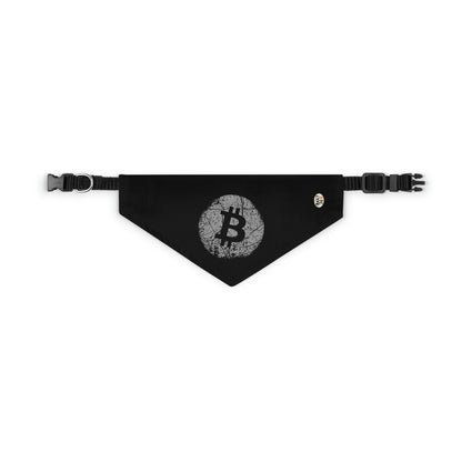 Bitcoin Pet Bandana Collar, BTC7