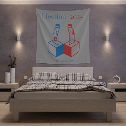 Bit-Election Printed Wall Tapestry