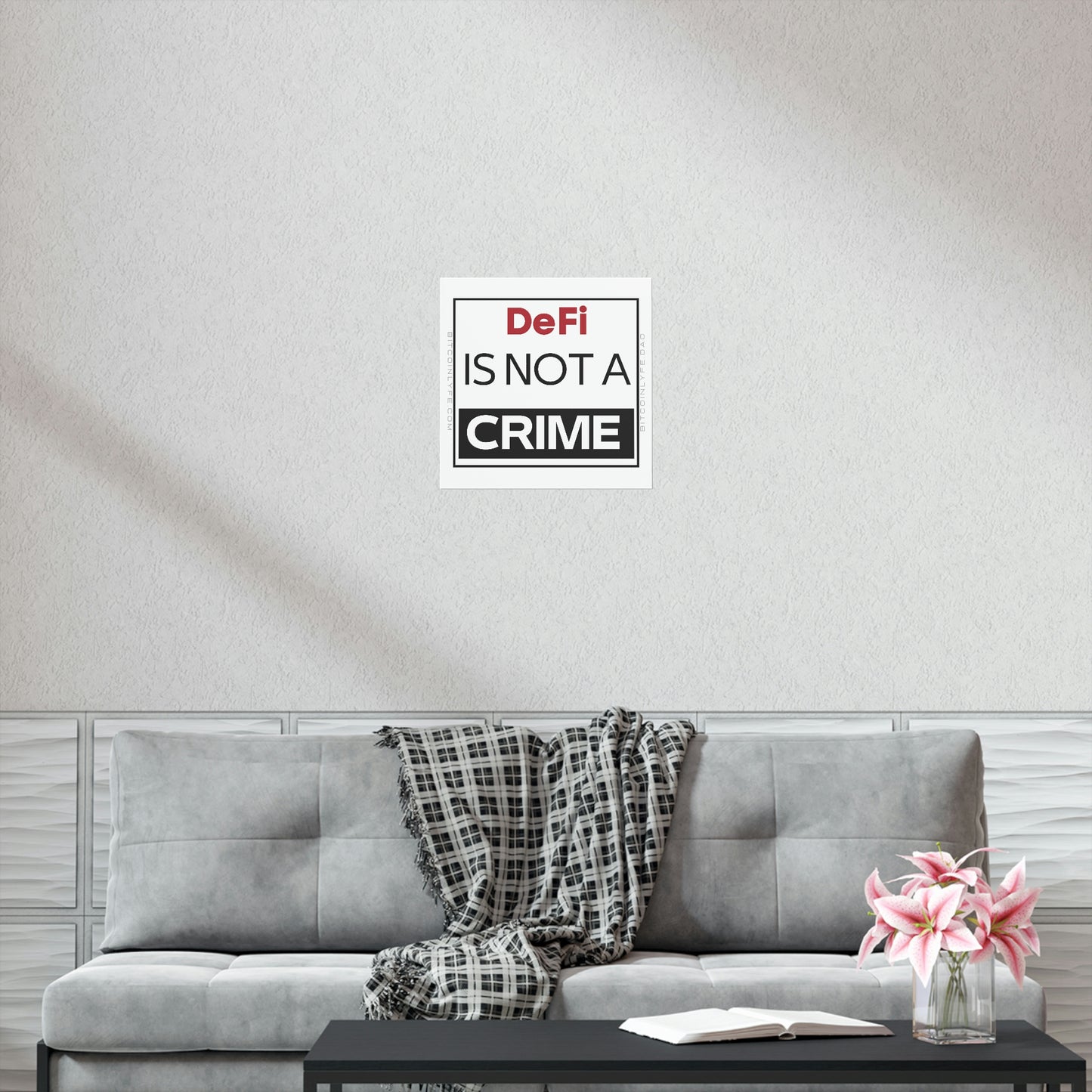 DeFi is Not a Crime Poster