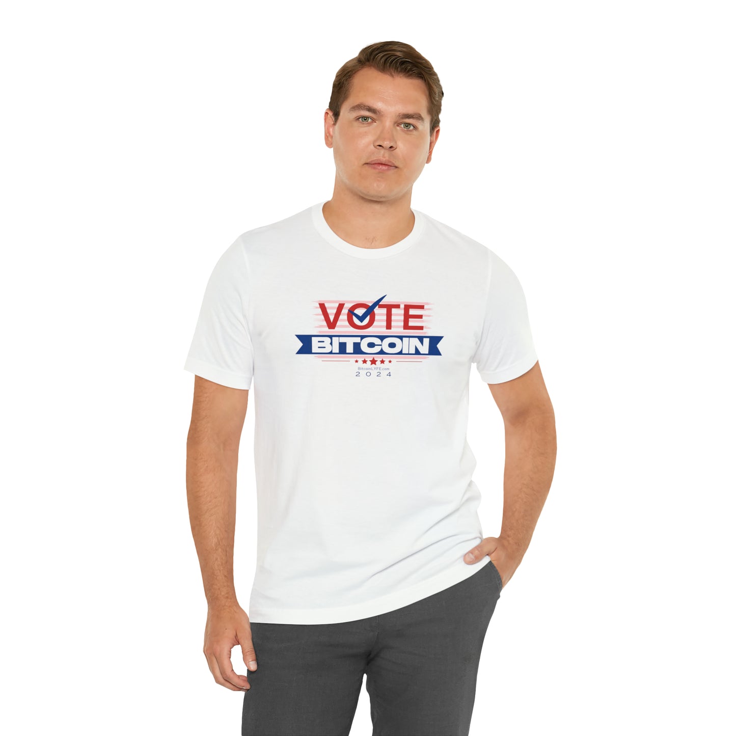 Vote Bitcoin Short Sleeve T-Shirt