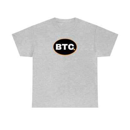 BTC Oval #3 Cotton T-Shirt, Blackout Version