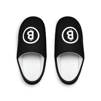 Bitcoin Men's Indoor Slippers, BTC4