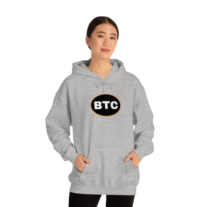 Bitcoin Oval #2 Hoodie, Blackout Version