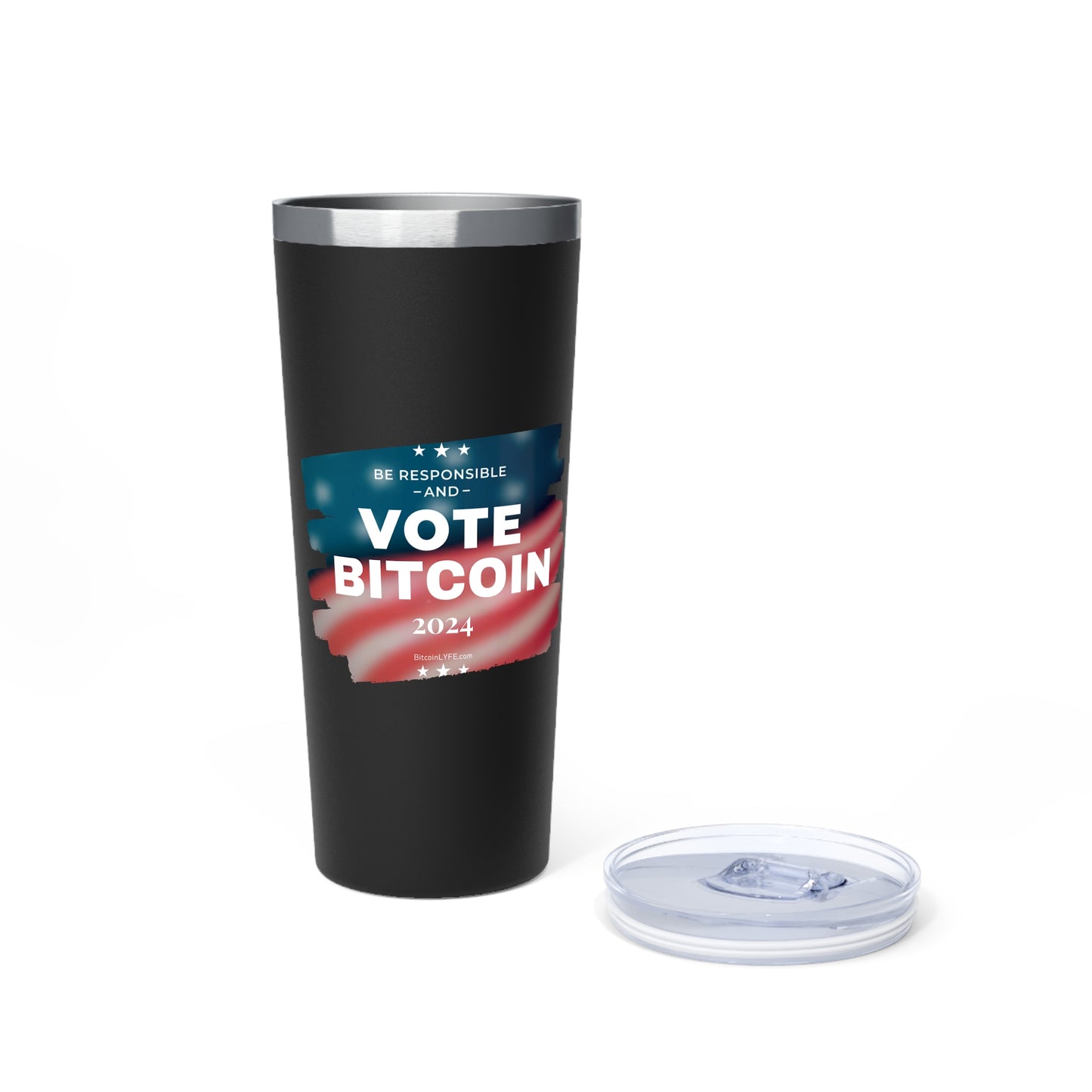 Vote - Responsibility Vacuum Insulated Tumbler, 22oz